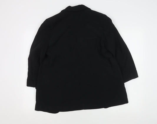 River Island Women's Black Blazer Size 10 Regular Fit