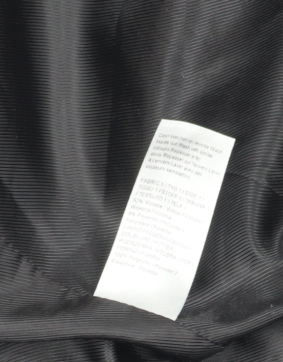 River Island Women's Black Blazer Size 10 Regular Fit