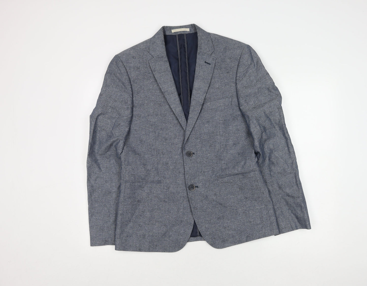 Mens UK Size 38 Marks and Spencer Regular Blue Suit Jacket