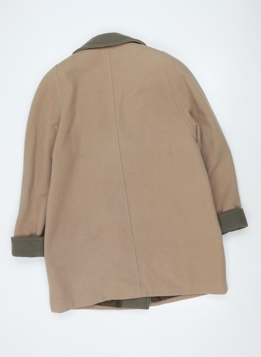 Womens UK Size 12 Klass Collection Beige Pea Coat