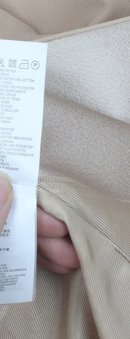 Reiss Women's Beige Tuxedo Jacket UK 8 - Formal Style