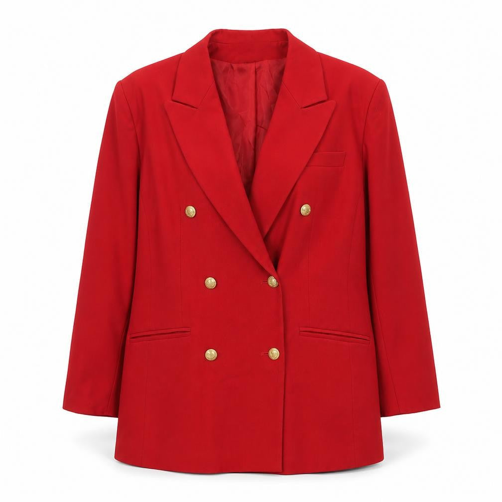 Womens UK Size 14 Modern Classics Regular Red Suit Jacket
