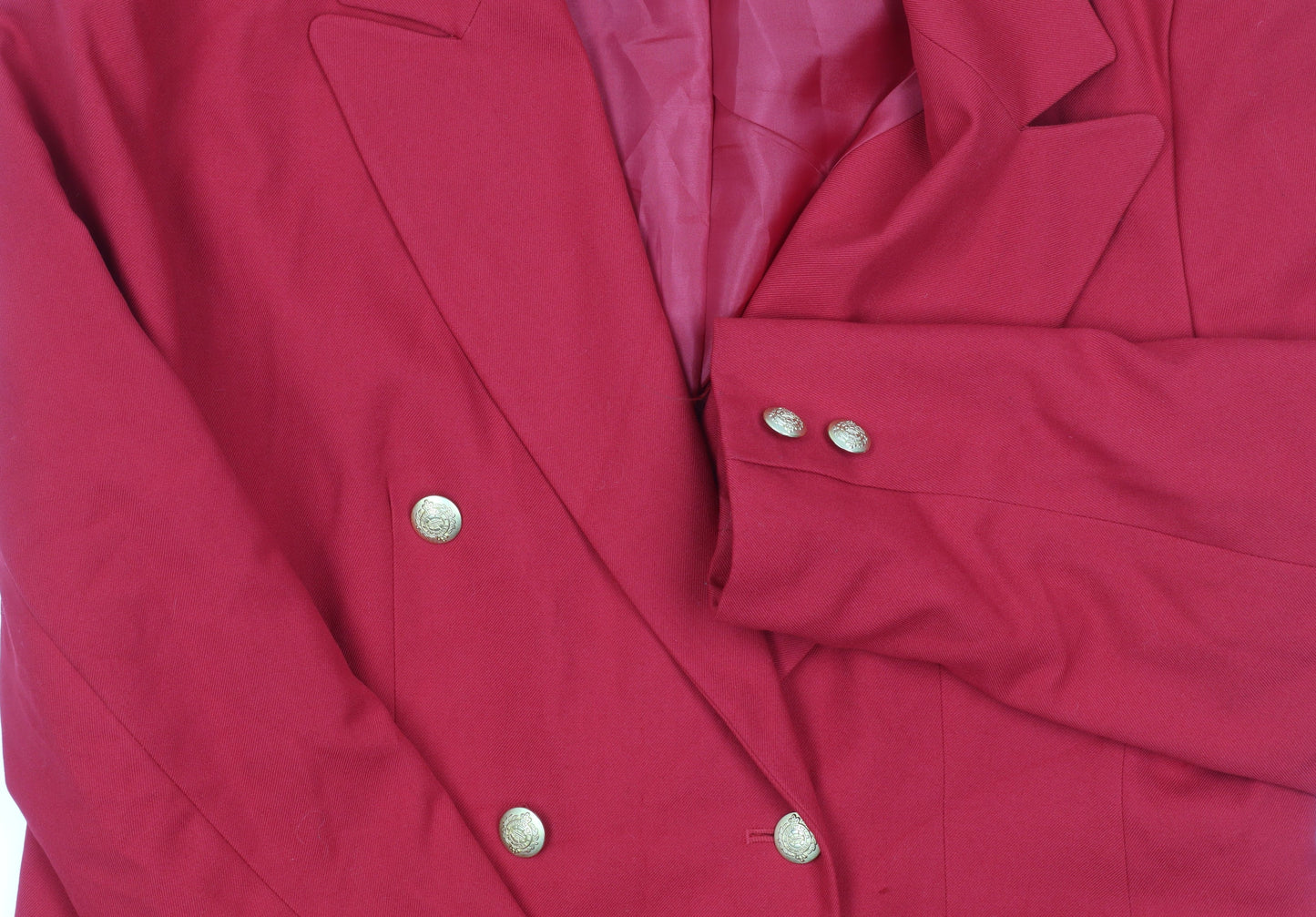Womens UK Size 14 Modern Classics Regular Red Suit Jacket