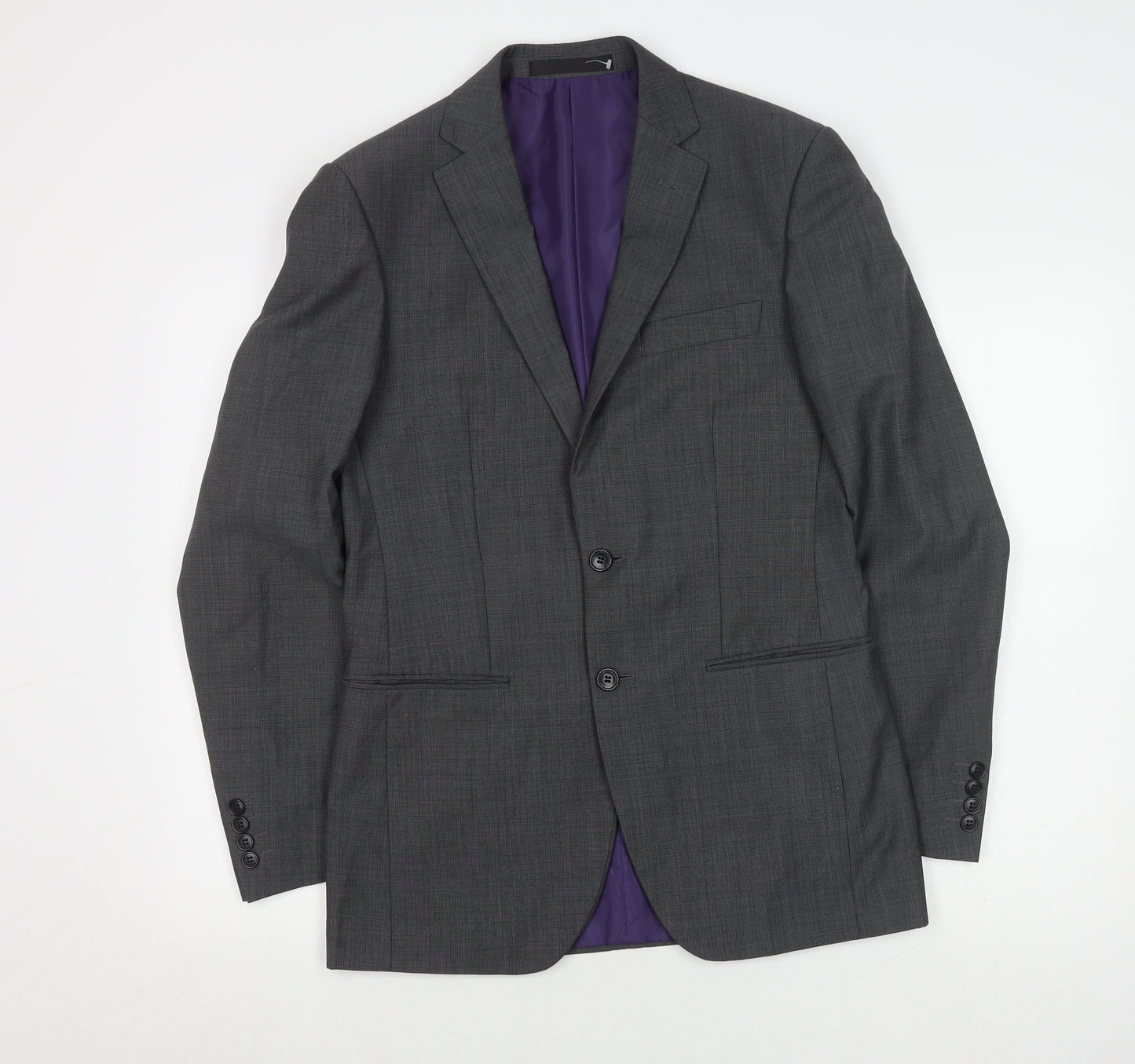 Mens UK Size 36 Marks and Spencer Regular Grey Suit Jacket