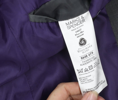 Mens UK Size 36 Marks and Spencer Regular Grey Suit Jacket
