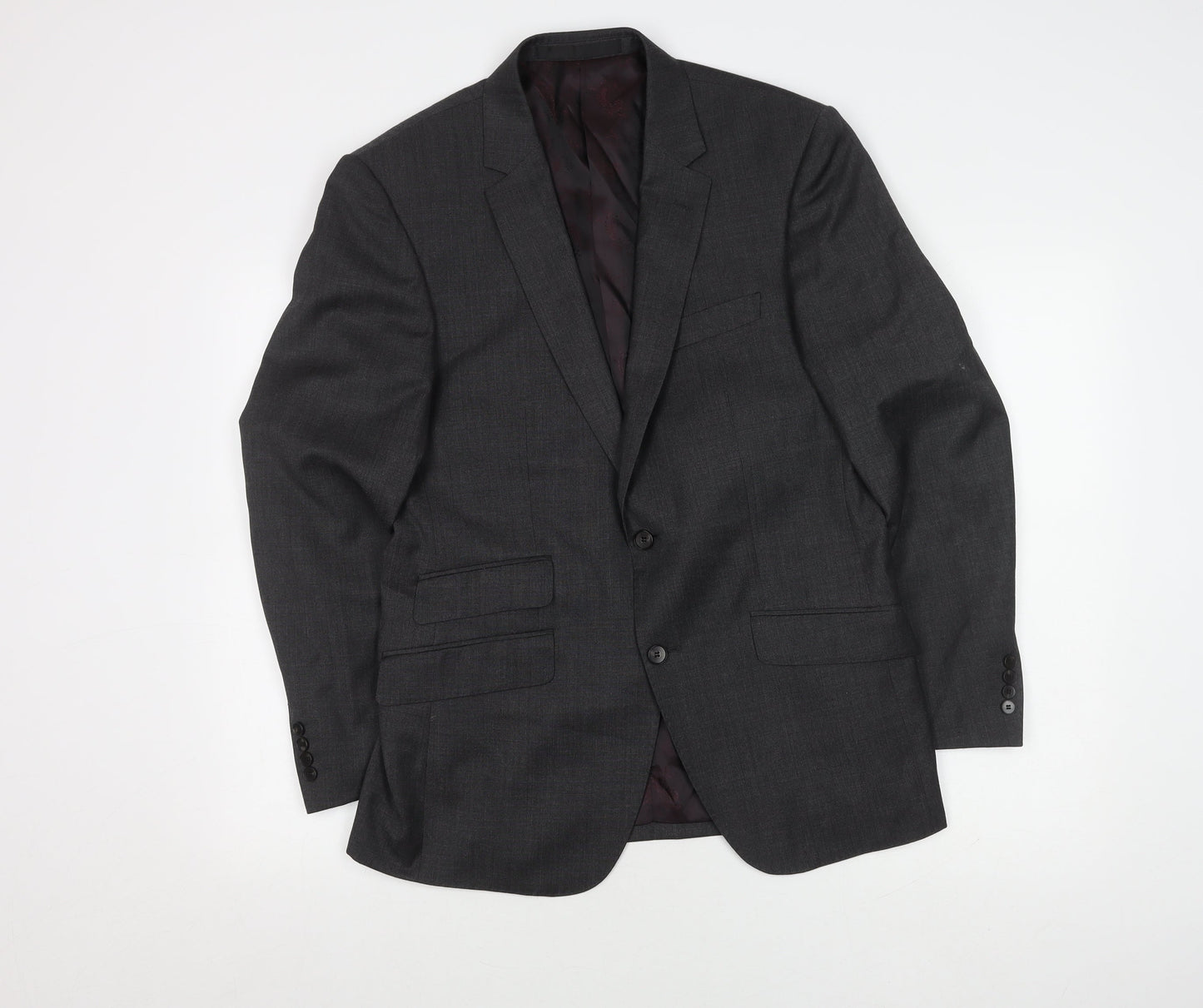 Mens UK Size 38 Marks and Spencer Regular Grey Suit Jacket