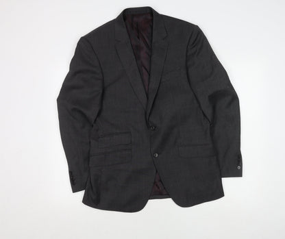 Mens UK Size 38 Marks and Spencer Regular Grey Suit Jacket