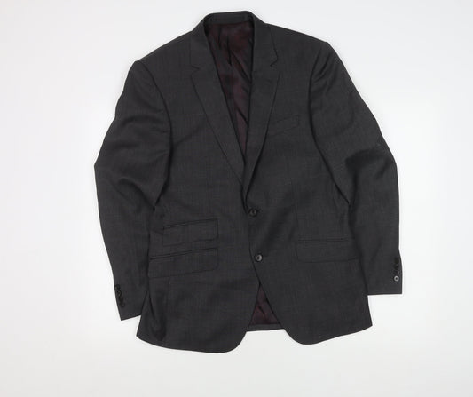 Mens UK Size 38 Marks and Spencer Regular Grey Suit Jacket