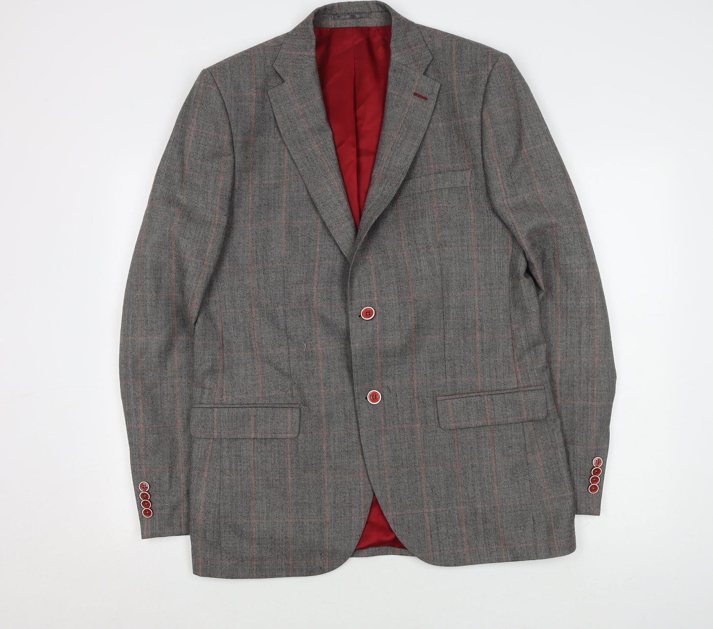 Mens UK Size 42 Skopes Regular Grey Suit Jacket