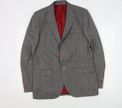Mens UK Size 42 Skopes Regular Grey Suit Jacket