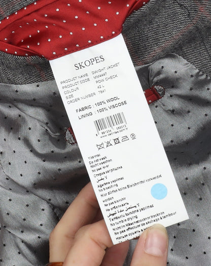 Mens UK Size 42 Skopes Regular Grey Suit Jacket