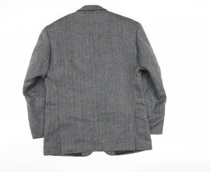 Mens UK Size 42 Greenwoods Regular Grey Suit Jacket