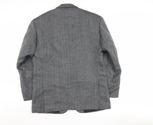 Mens UK Size 42 Greenwoods Regular Grey Suit Jacket