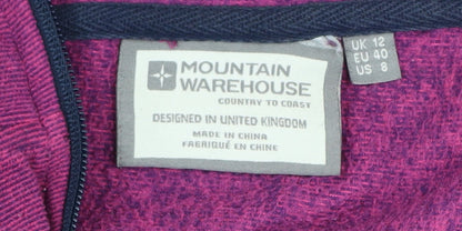 Womens UK Size 12 Mountain Warehouse Purple Basic Jacket