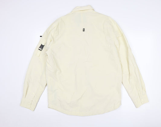 Zara Men's White Basic Jacket M