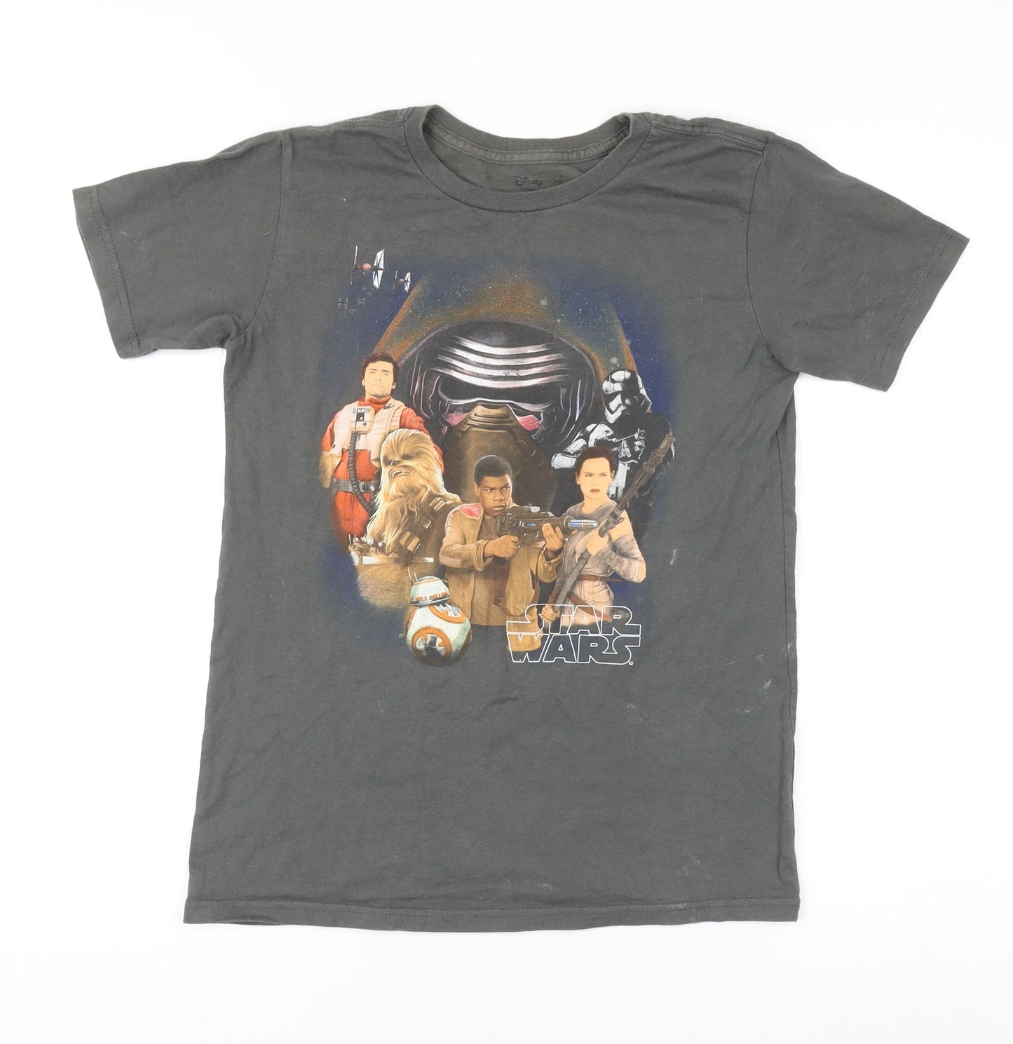 Disney Store Star Wars Kids Black Graphic T-Shirt - Size L