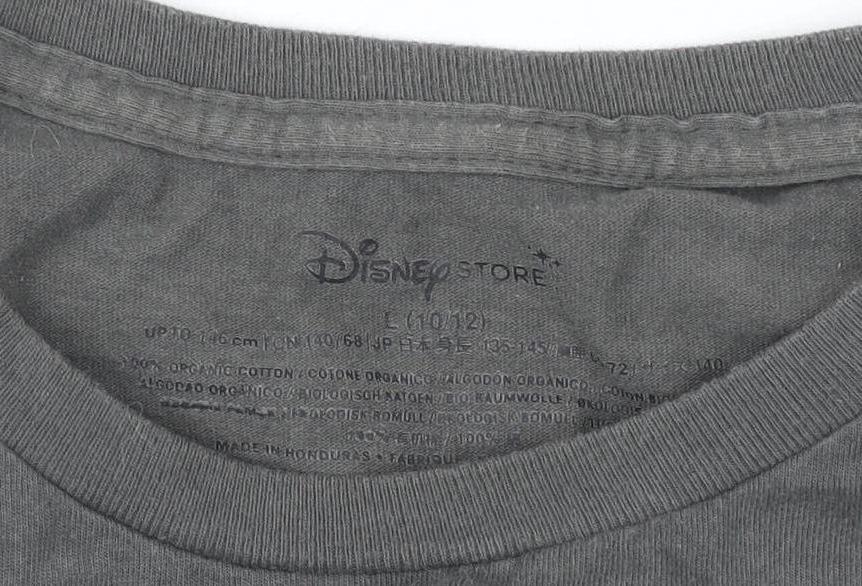 Disney Store Star Wars Kids Black Graphic T-Shirt - Size L