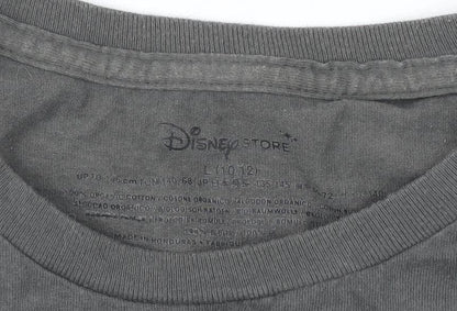 Disney Store Star Wars Kids Black Graphic T-Shirt - Size L
