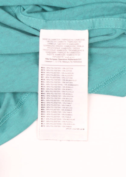 Mens UK Size S Nike Green Running & Jogging T-Shirt