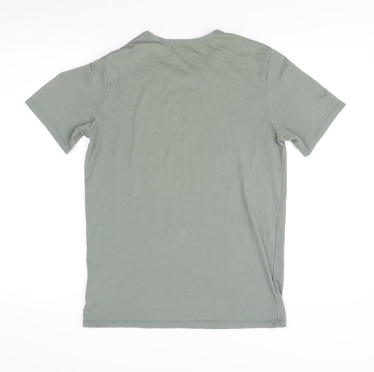 Nike Men's Green Running T-Shirt - Size S