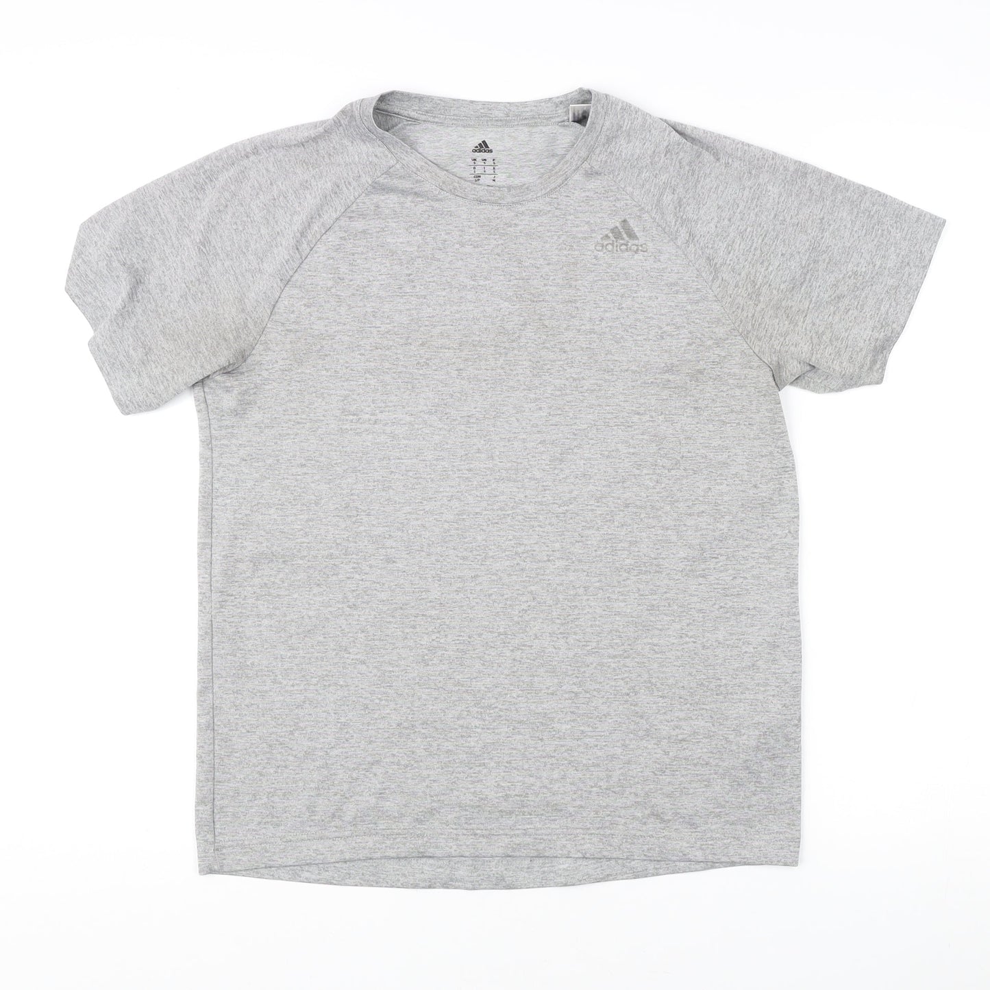 Adidas Men's Grey Short Sleeve Athletic T-Shirt