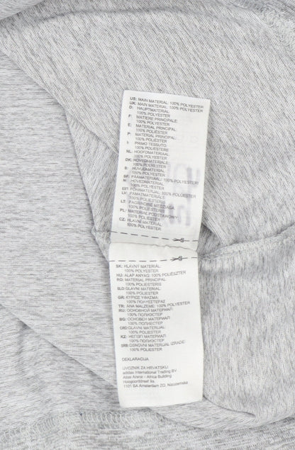 Adidas Men's Grey Short Sleeve Athletic T-Shirt