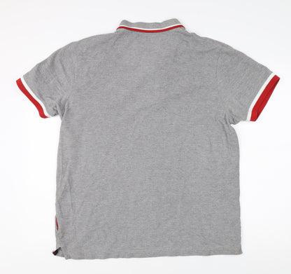 Formula 1 Men's Grey Polo Shirt L - Collared