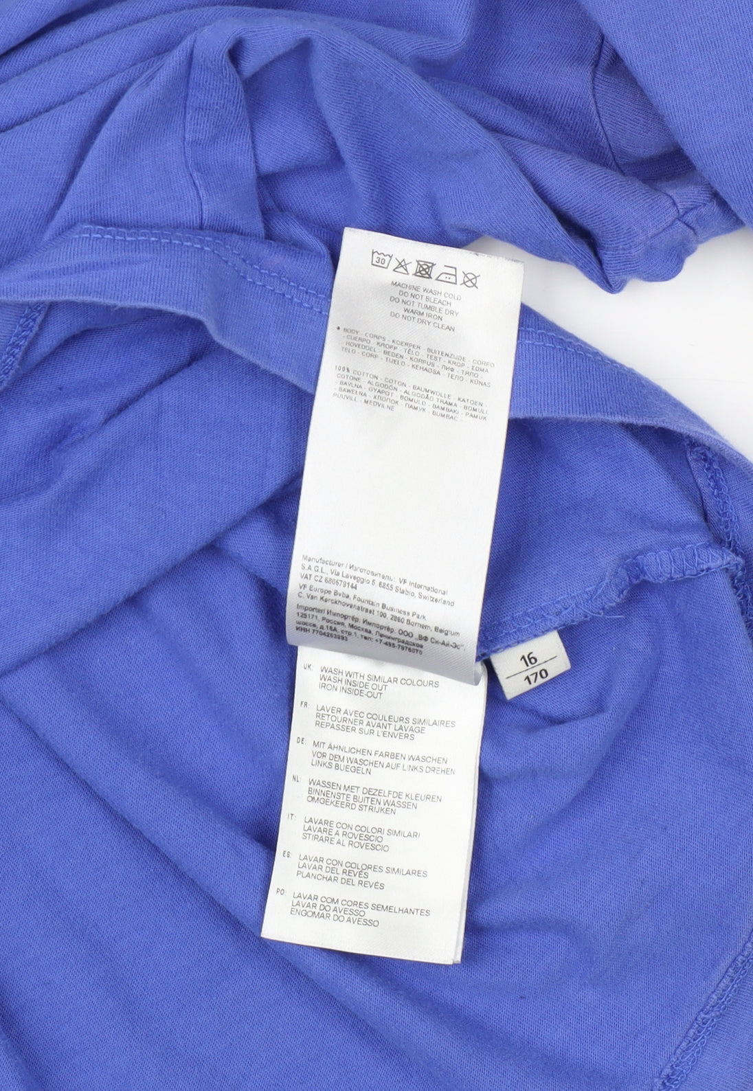 Napapijri Men Blue Crew Neck Logo T-Shirt