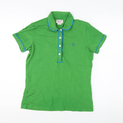 Penguin Green Men's Polo S Classic Fit Cotton