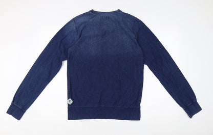 Mens UK Size S SoulCal Blue Pullover Sweatshirt