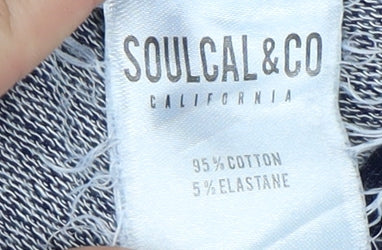 Mens UK Size S SoulCal Blue Pullover Sweatshirt