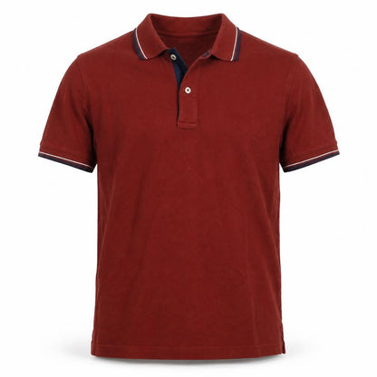 Mens UK Size M Lands' End Cotton Blend Polo Shirt