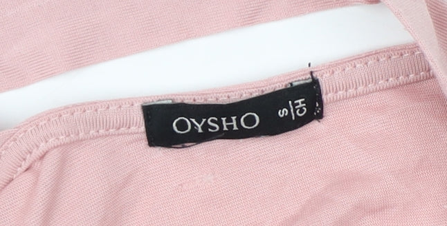 Womens UK Size S Oysho Pink Basic Tank