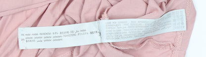 Womens UK Size S Oysho Pink Basic Tank