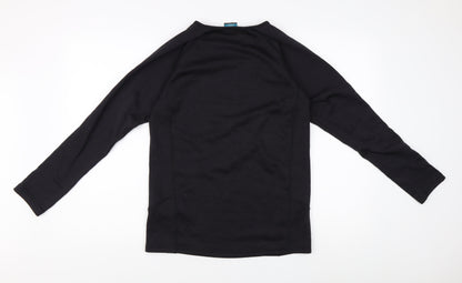 Trespass Unisex Black XS Long Sleeve Active Top