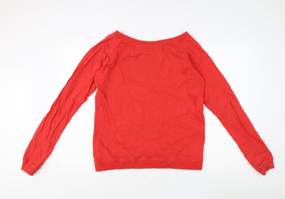 Luperdry Unisex Red Medium Logo Sweatshirt