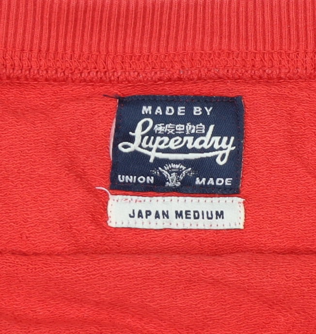 Luperdry Unisex Red Medium Logo Sweatshirt