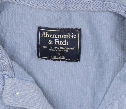 Abercrombie & Fitch Men's Blue Polo Shirt Size S