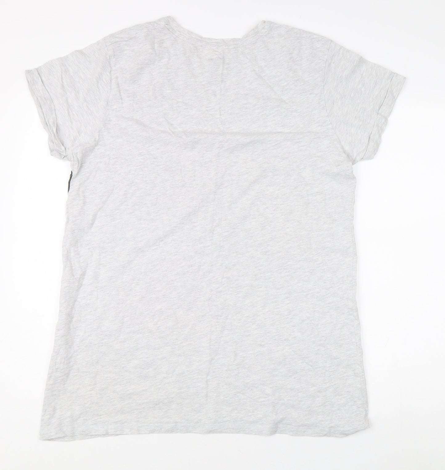 Unisex Adults UK Size S Disney Grey Basic T-Shirt