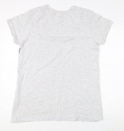 Unisex Adults UK Size S Disney Grey Basic T-Shirt