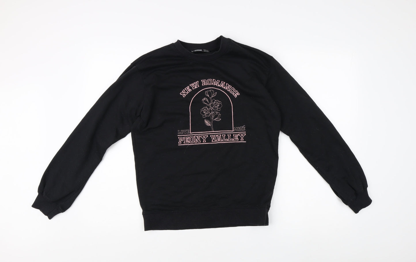 Threadbare Women's Black Pullover Sweatshirt Size 6