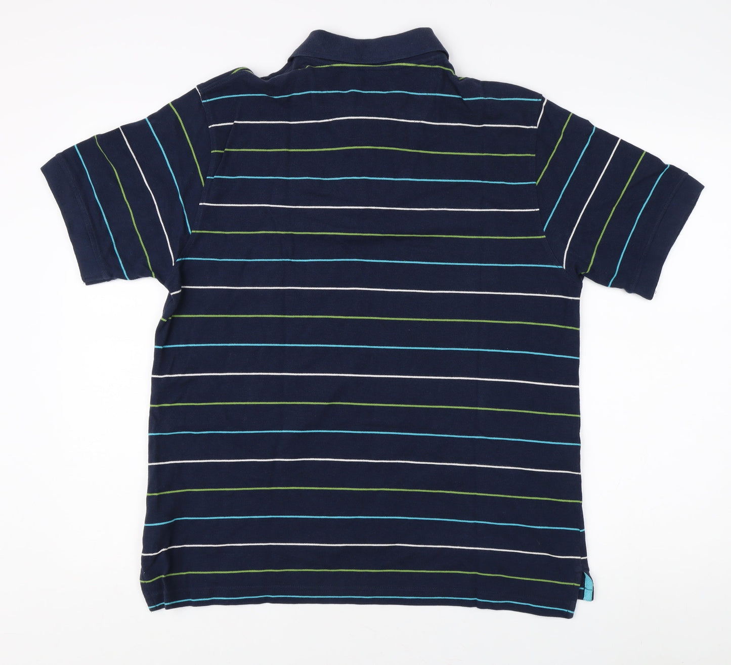 Pierre Cardin Men’s Blue Striped Polo Shirt L