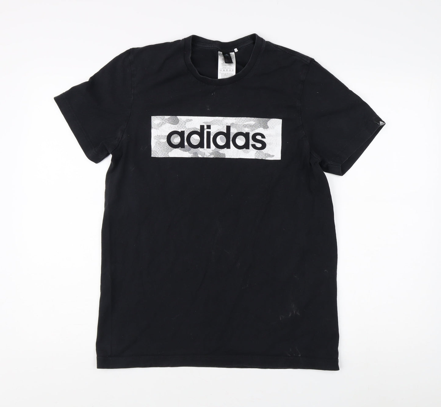 Adidas Men's Black Logo T-Shirt Size S