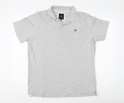 Crew Clothing Men's Grey Polo 2XL Short Sleeve