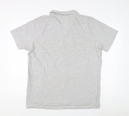 Crew Clothing Men's Grey Polo 2XL Short Sleeve
