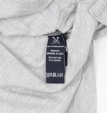 Crew Clothing Men's Grey Polo 2XL Short Sleeve