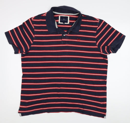 Crew Clothing Men’s 2XL Multicoloured Striped Polo
