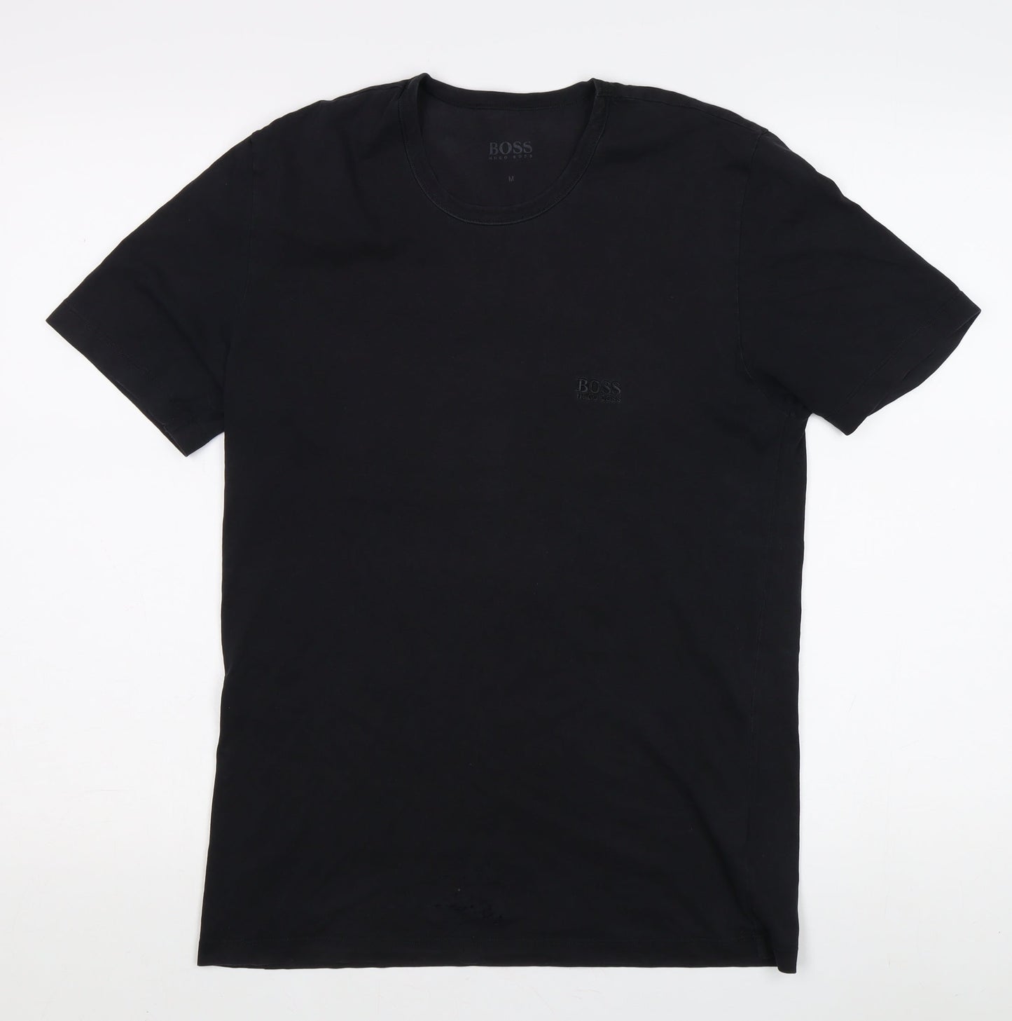 Mens UK Size M HUGO BOSS Black  T-Shirt