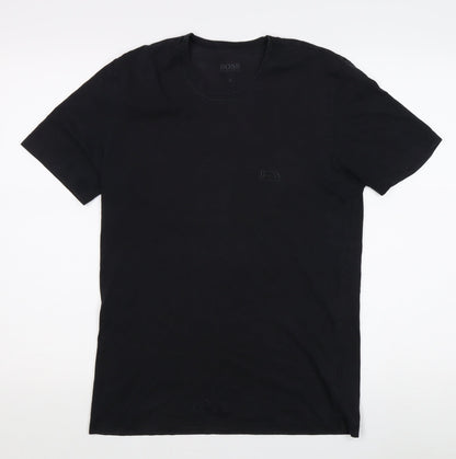 Mens UK Size M HUGO BOSS Black  T-Shirt