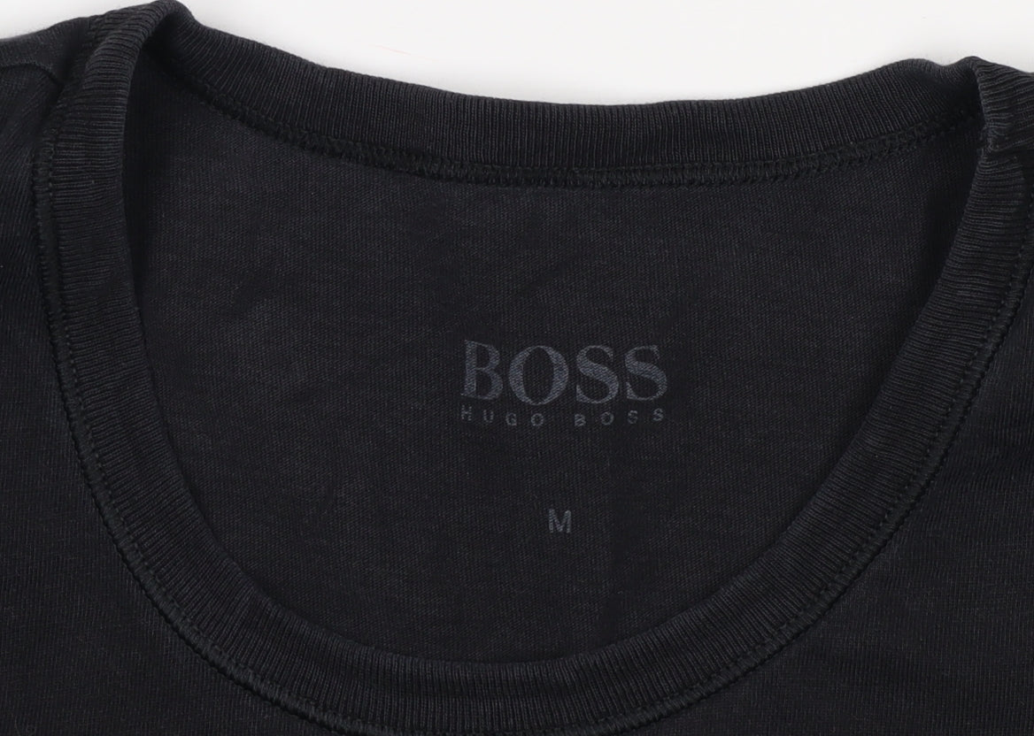 Mens UK Size M HUGO BOSS Black  T-Shirt